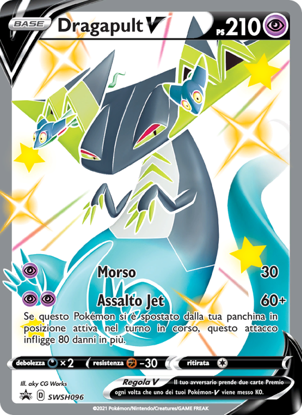 Dragapult V SWSH096 — Sword & Shield Promos (Italian Pokémon TCG card)