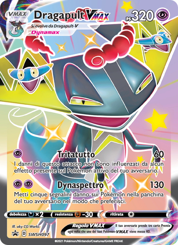 Dragapult VMAX SWSH097 — Sword & Shield Promos (Italian Pokémon TCG card)