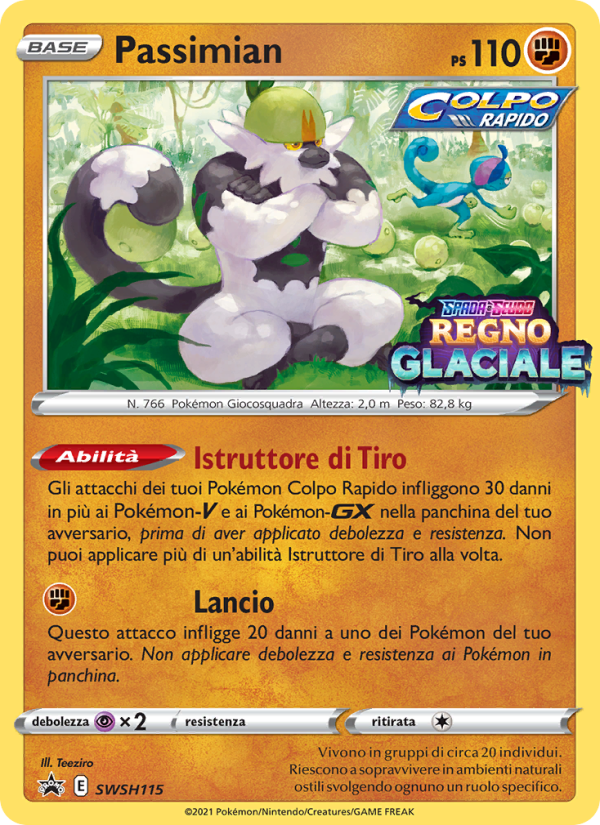 Passimian SWSH115 — Sword & Shield Promos (Italian Pokémon TCG card)