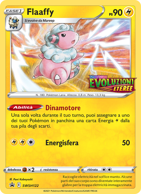 Flaaffy SWSH122 — Sword & Shield Promos (Italian Pokémon TCG card)