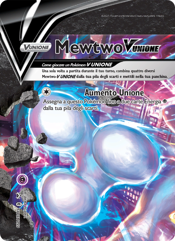 Mewtwo V UNIONE SWSH159 — Sword & Shield Promos (Italian Pokémon TCG card)