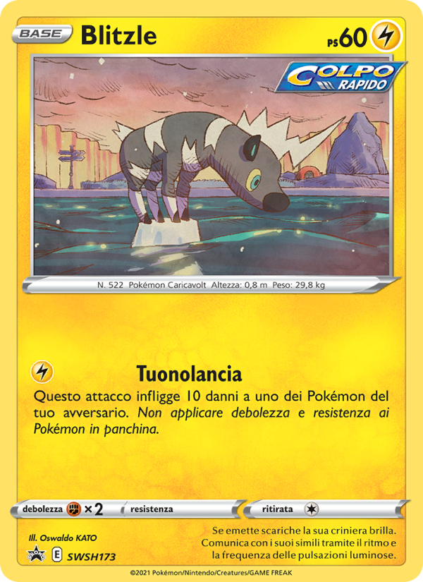 Blitzle SWSH173 — Sword & Shield Promos (Italian Pokémon TCG card)