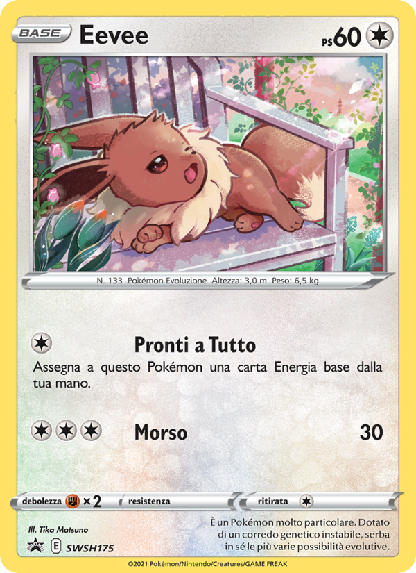 Eevee SWSH175 — Sword & Shield Promos (Italian Pokémon TCG card)