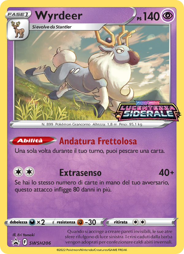 Wyrdeer SWSH206 — Sword & Shield Promos (Italian Pokémon TCG card)