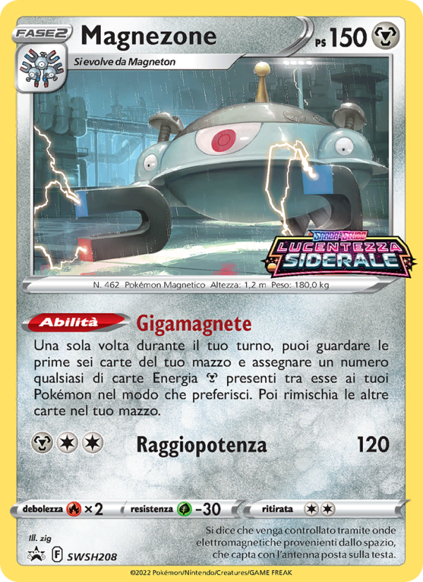 Magnezone SWSH208 — Sword & Shield Promos (Italian Pokémon TCG card)