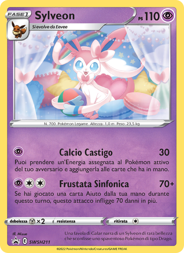 Sylveon SWSH211 — Sword & Shield Promos (Italian Pokémon TCG card)