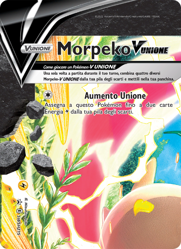 Morpeko V UNIONE SWSH215 — Sword & Shield Promos (Italian Pokémon TCG card)