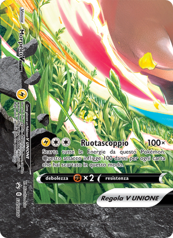 Morpeko V UNIONE SWSH217 — Sword & Shield Promos (Italian Pokémon TCG card)