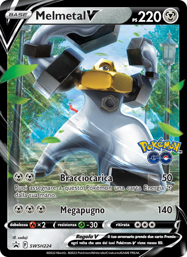 Melmetal V SWSH224 — Sword & Shield Promos (Italian Pokémon TCG card)
