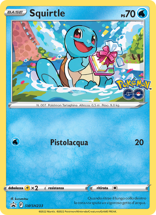 Squirtle SWSH233 — Sword & Shield Promos (Italian Pokémon TCG card)