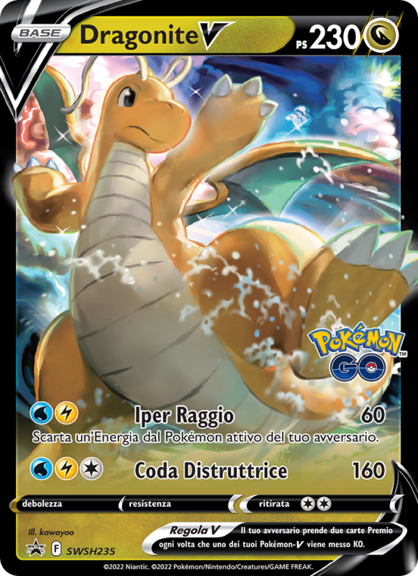 Dragonite V SWSH235 — Sword & Shield Promos (Italian Pokémon TCG card)