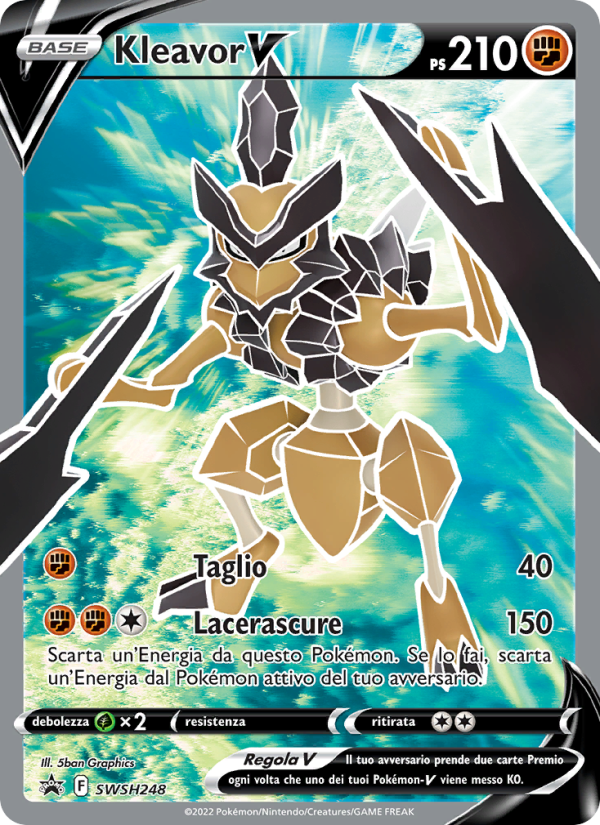 Kleavor V SWSH248 — Sword & Shield Promos (Italian Pokémon TCG card)