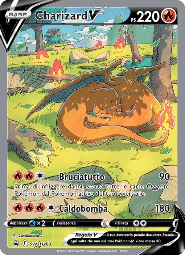 Charizard V SWSH260 — Sword & Shield Promos (Italian Pokémon TCG card)