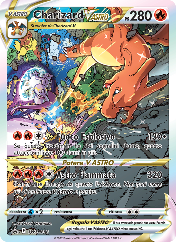 Charizard V ASTRO SWSH262 — Sword & Shield Promos (Italian Pokémon TCG card)