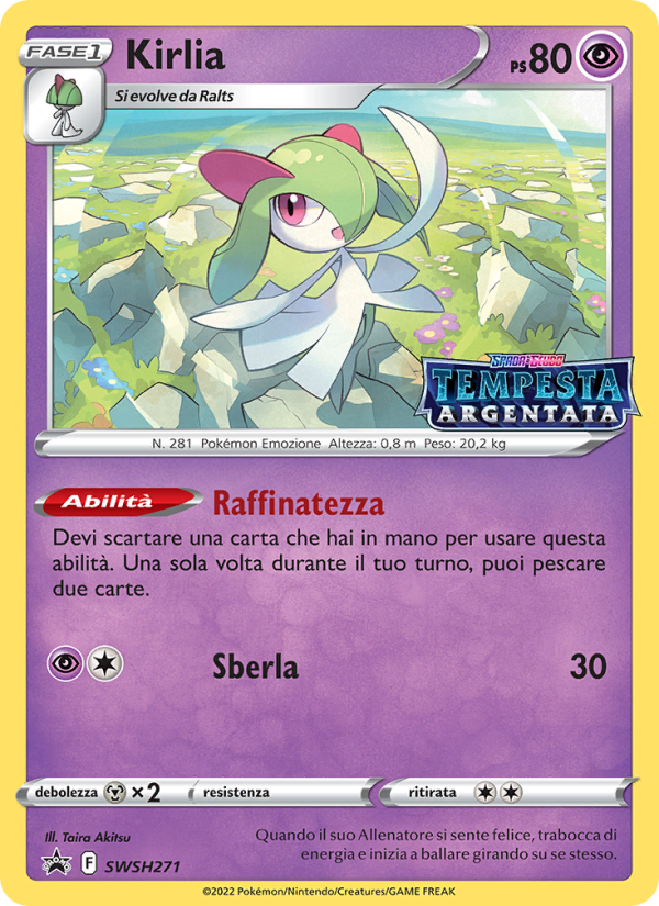 Kirlia SWSH271 — Sword & Shield Promos (Italian Pokémon TCG card)