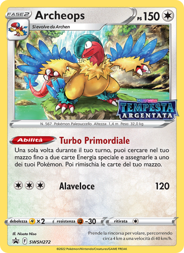 Archeops SWSH272 — Sword & Shield Promos (Italian Pokémon TCG card)