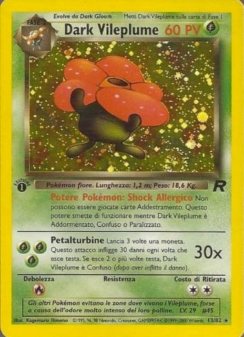 Dark Vileplume 030 — Team Rocket (Italian Pokémon TCG card)