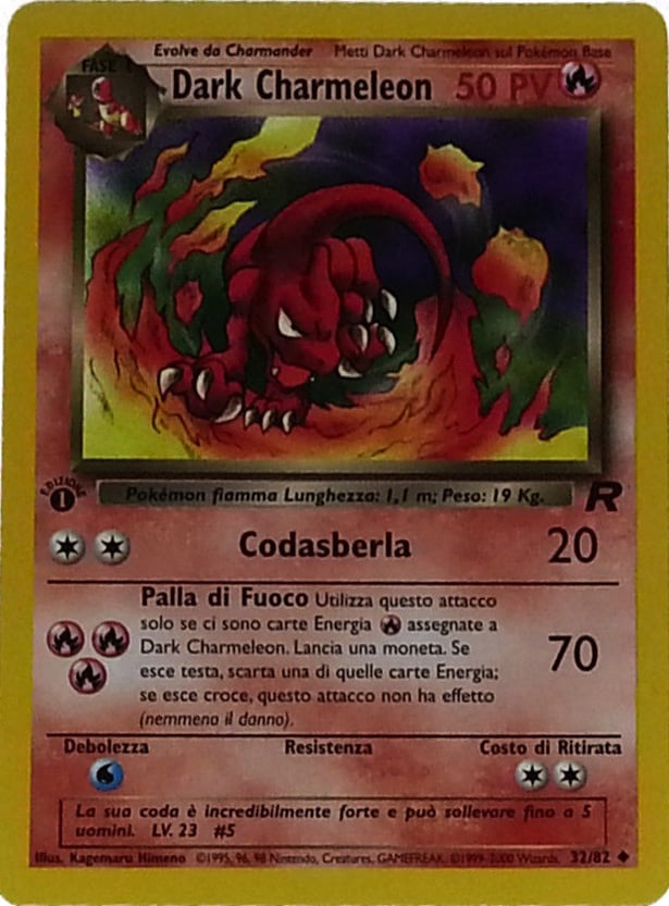 Dark Charmeleon 032 — Team Rocket (Italian Pokémon TCG card)