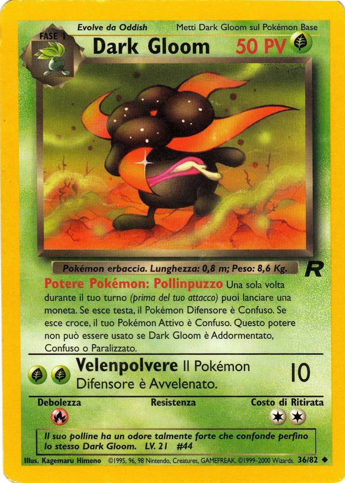 Dark Gloom 036 — Team Rocket (Italian Pokémon TCG card)