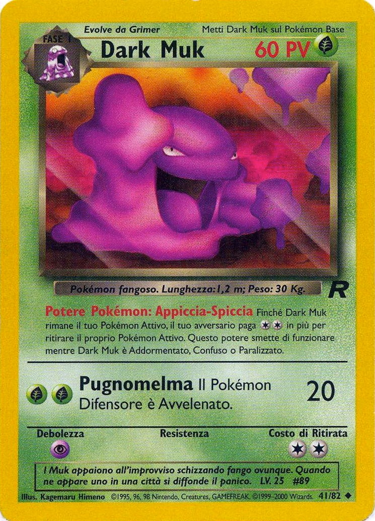 Dark Muk 041 — Team Rocket (Italian Pokémon TCG card)