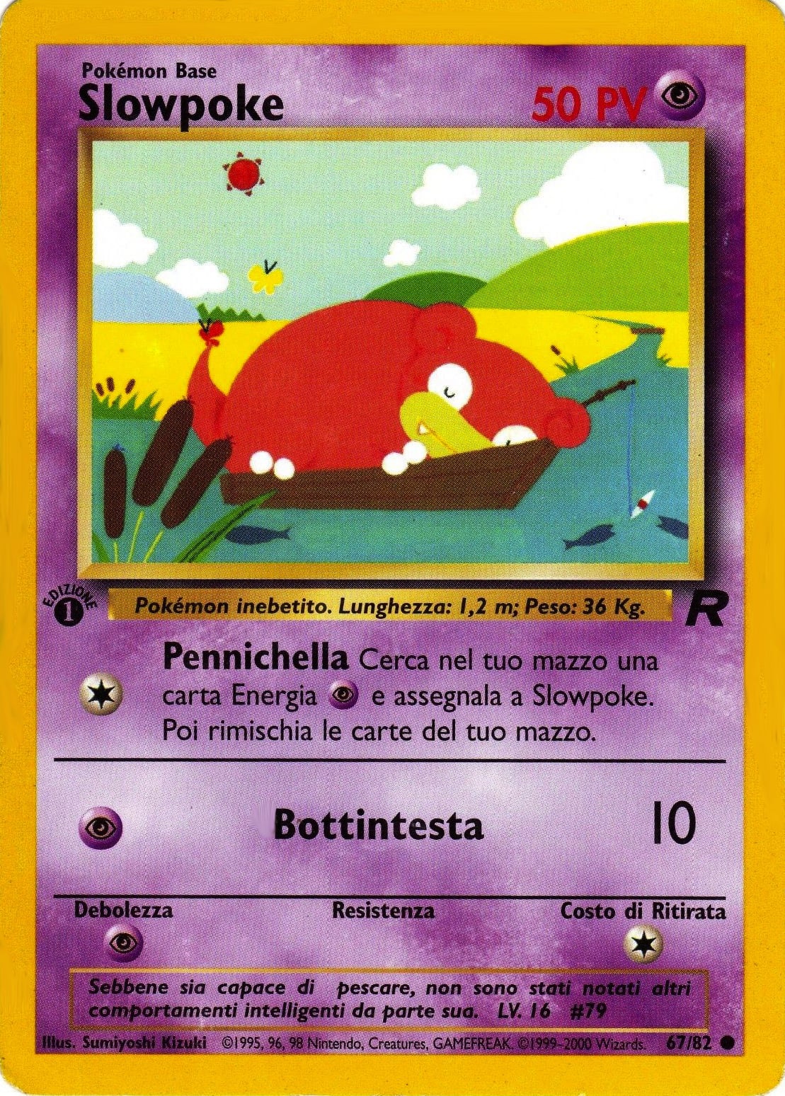 Slowpoke 067 — Team Rocket (Italian Pokémon TCG card)