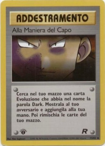 Alla Maniera del Capo 073 — Team Rocket (Italian Pokémon TCG card)