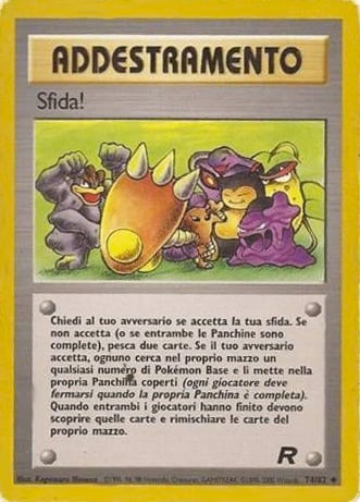 Sfida! 074 — Team Rocket (Italian Pokémon TCG card)