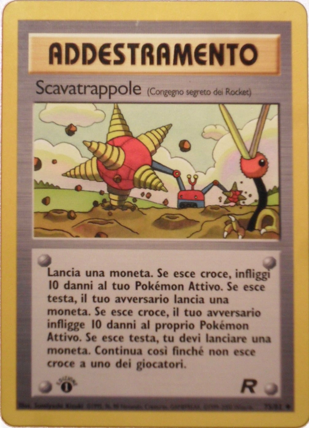 Scavatrappole 075 — Team Rocket (Italian Pokémon TCG card)