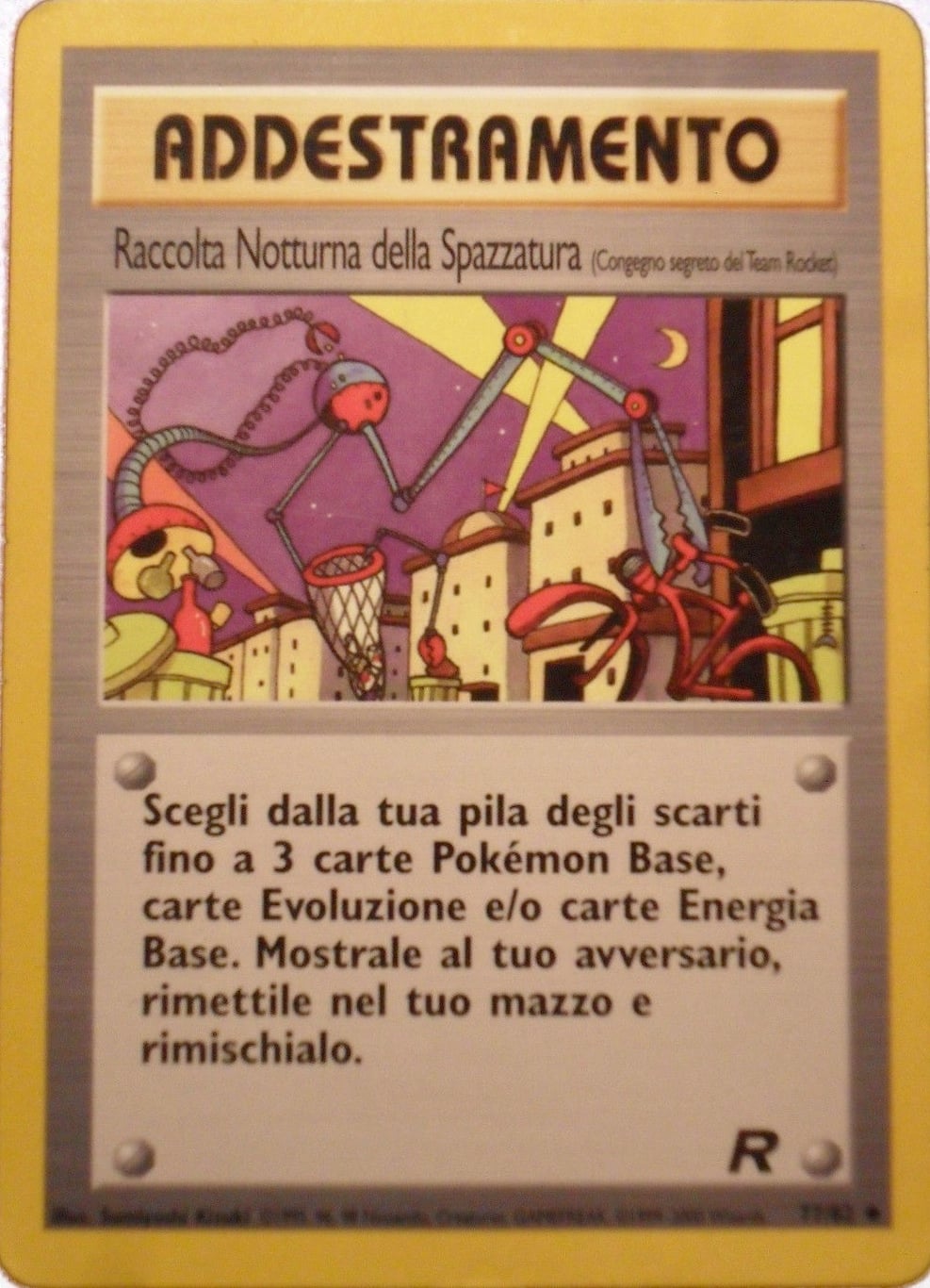 Raccolta Notturna della Spazzatura 077 — Team Rocket (Italian Pokémon TCG card)
