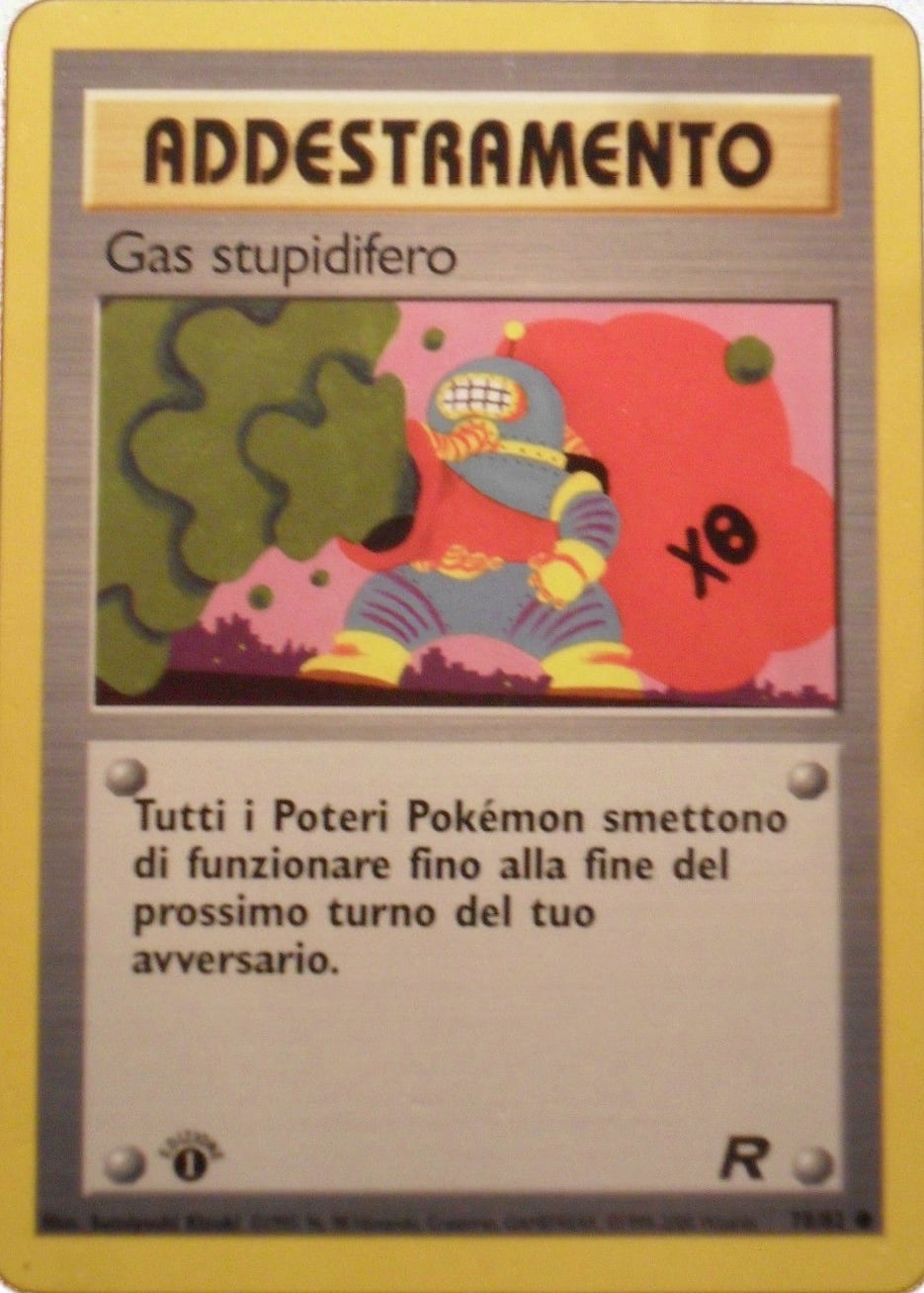Gas stupidifero 078 — Team Rocket (Italian Pokémon TCG card)