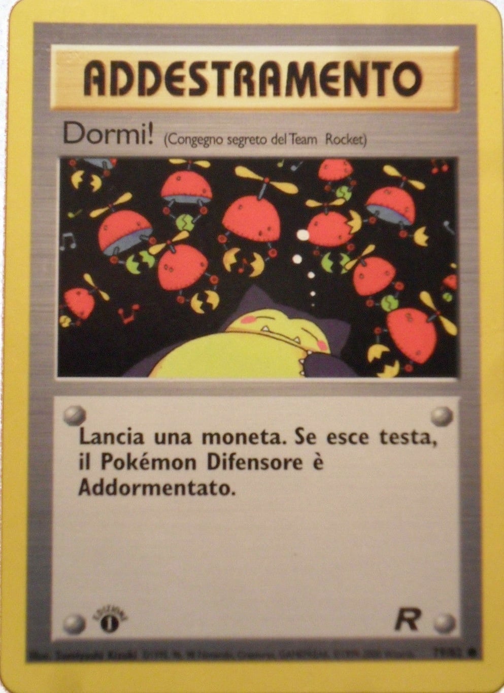 Dormi! 079 — Team Rocket (Italian Pokémon TCG card)