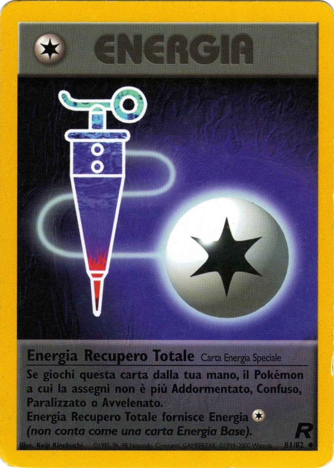 Energia Recupero Totale 081 — Team Rocket (Italian Pokémon TCG card)