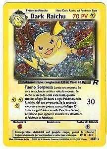 Dark Raichu 083 — Team Rocket (Italian Pokémon TCG card)