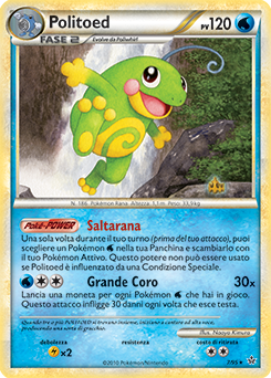 Politoed 007 — Forze Scatenate (Italian Pokémon TCG card)