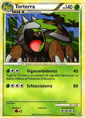 Torterra 010 — Forze Scatenate (Italian Pokémon TCG card)