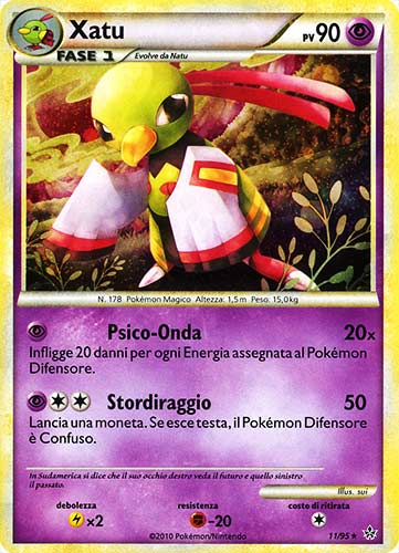Xatu 011 — Forze Scatenate (Italian Pokémon TCG card)