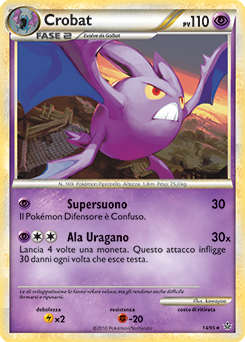 Crobat 014 — Forze Scatenate (Italian Pokémon TCG card)