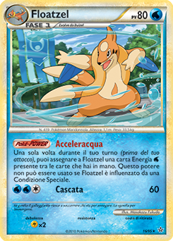 Floatzel 016 — Forze Scatenate (Italian Pokémon TCG card)