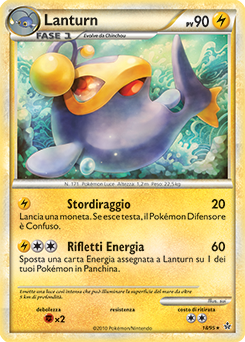 Lanturn 018 — Forze Scatenate (Italian Pokémon TCG card)