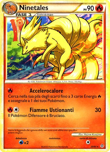 Ninetales 020 — Forze Scatenate (Italian Pokémon TCG card)