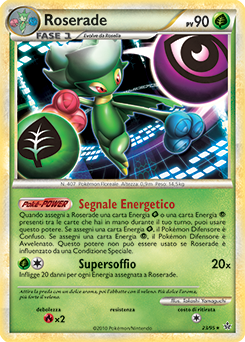 Roserade 023 — Forze Scatenate (Italian Pokémon TCG card)