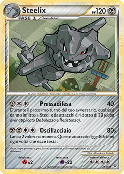 Steelix 024 — Forze Scatenate (Italian Pokémon TCG card)