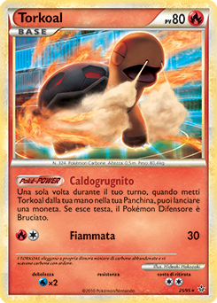 Torkoal 025 — Forze Scatenate (Italian Pokémon TCG card)