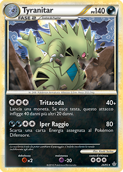 Tyranitar 026 — Forze Scatenate (Italian Pokémon TCG card)