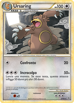 Ursaring 027 — Forze Scatenate (Italian Pokémon TCG card)