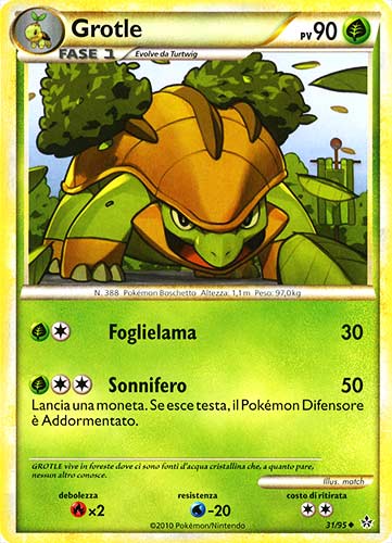Grotle 031 — Forze Scatenate (Italian Pokémon TCG card)