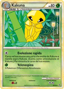 Kakuna 032 — Forze Scatenate (Italian Pokémon TCG card)