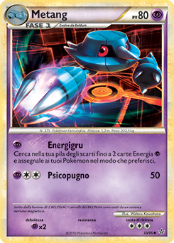 Metang 033 — Forze Scatenate (Italian Pokémon TCG card)