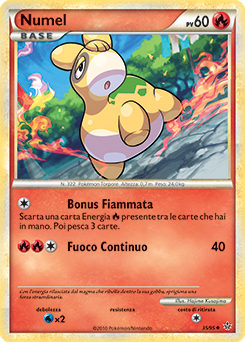 Numel 035 — Forze Scatenate (Italian Pokémon TCG card)