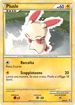 Plusle 036 — Forze Scatenate (Italian Pokémon TCG card)
